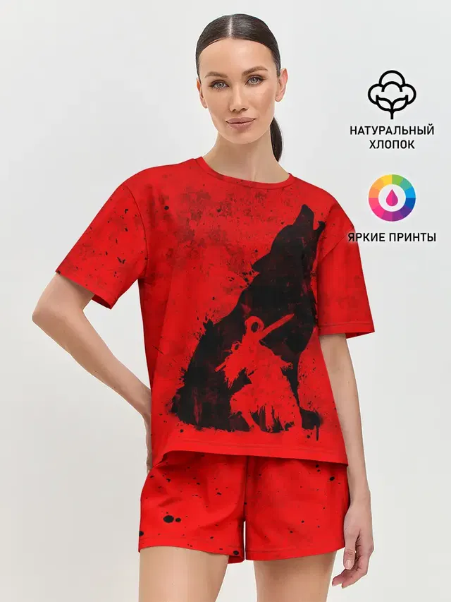 Женская пижама с шортами