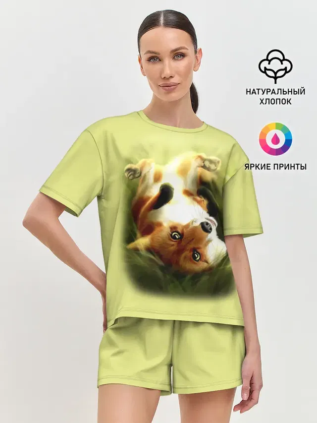 Женская пижама с шортами