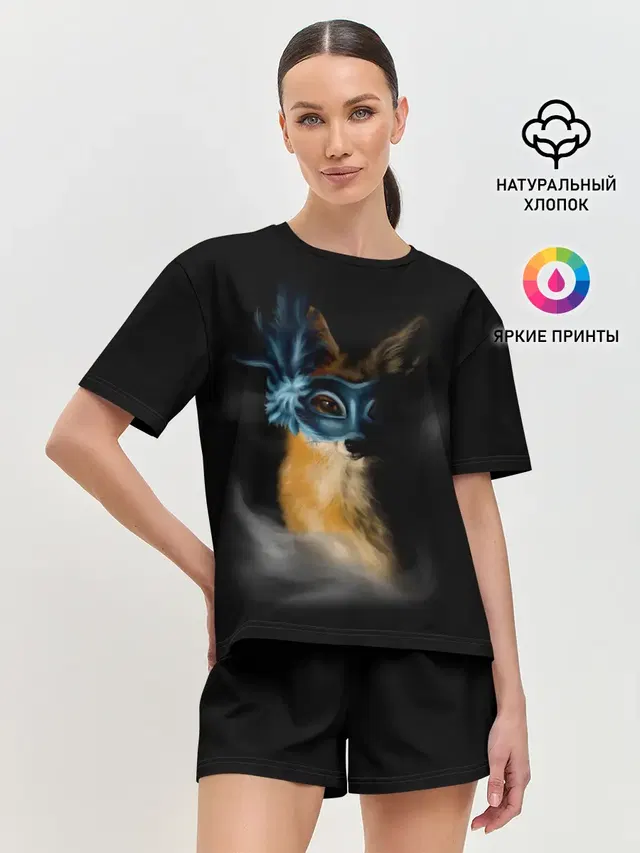 Женская пижама с шортами