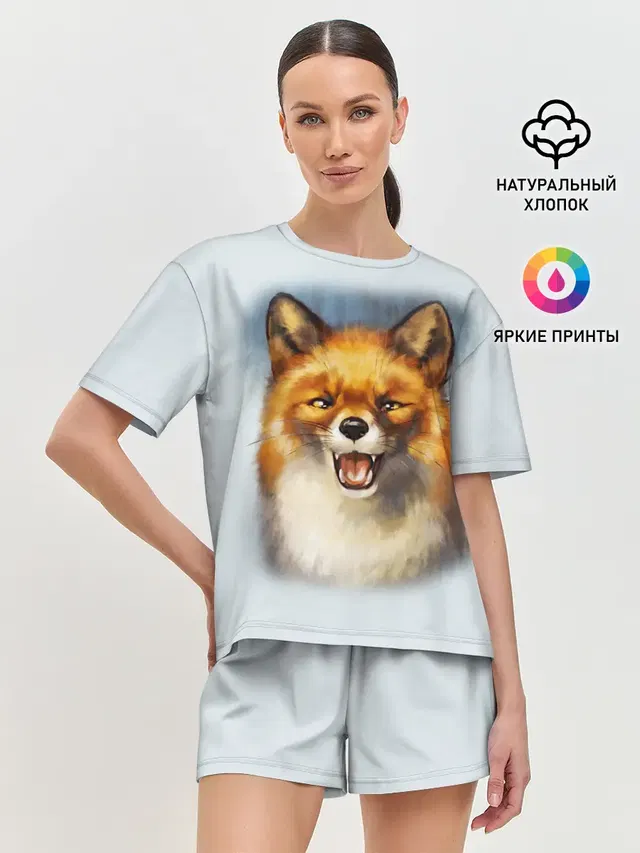 Женская пижама с шортами