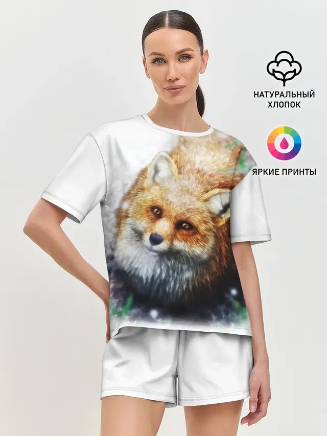 Женская пижама с шортами