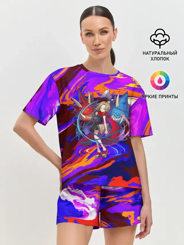 Женская пижама с шортами