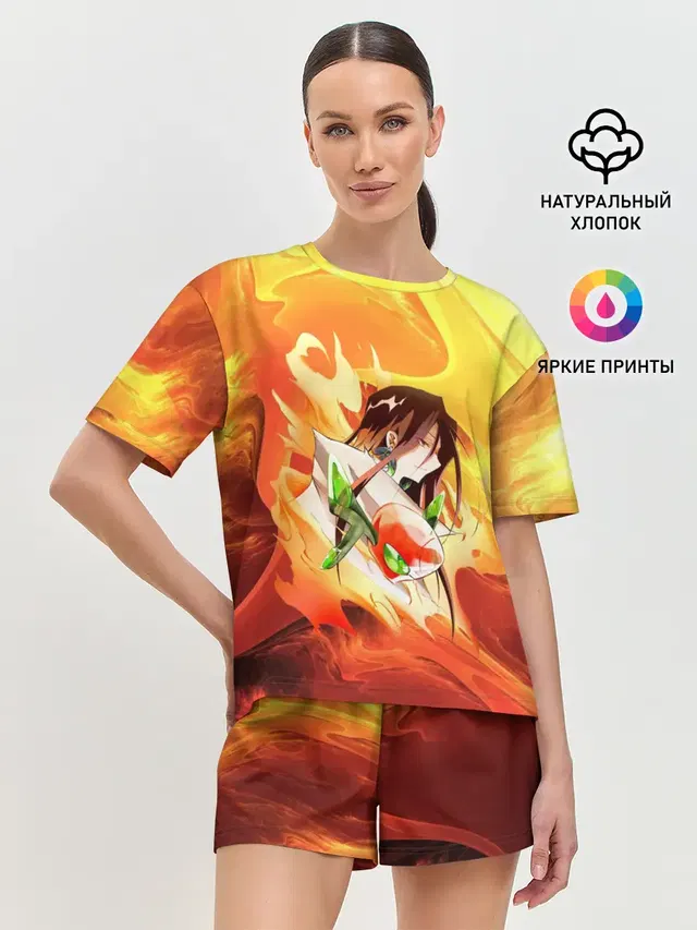 Женская пижама с шортами