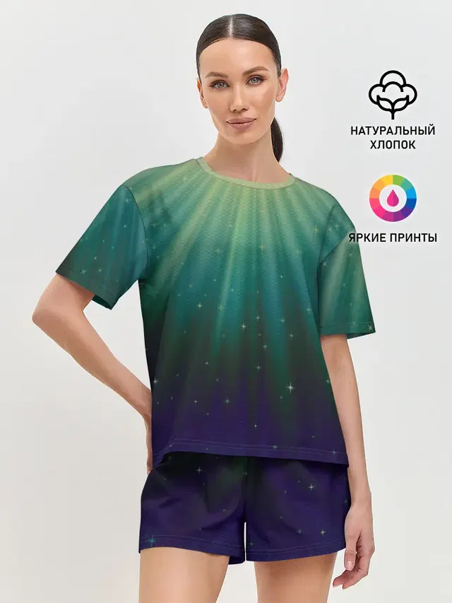 Женская пижама с шортами