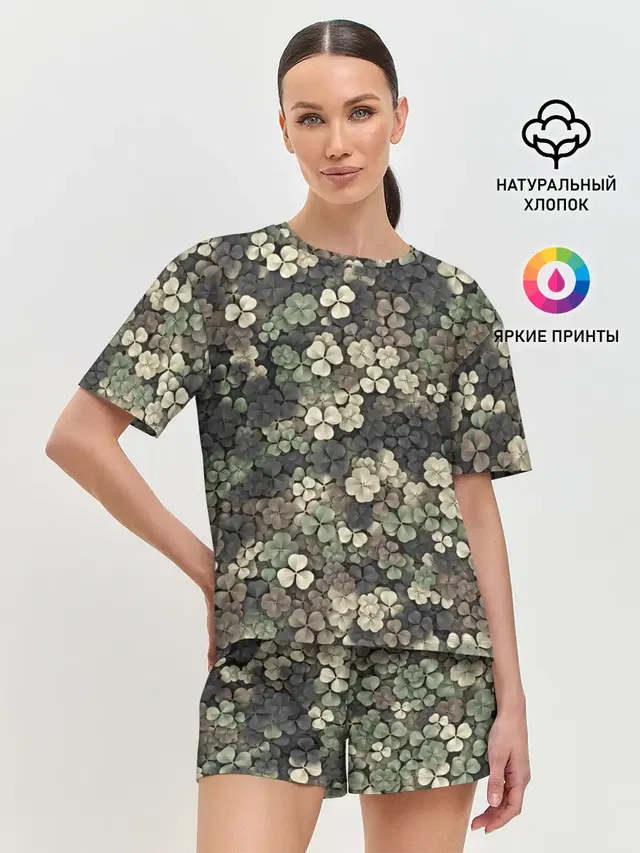 Женская пижама с шортами
