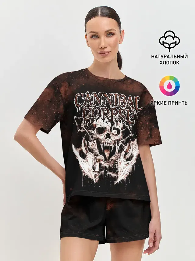 Женская пижама с шортами