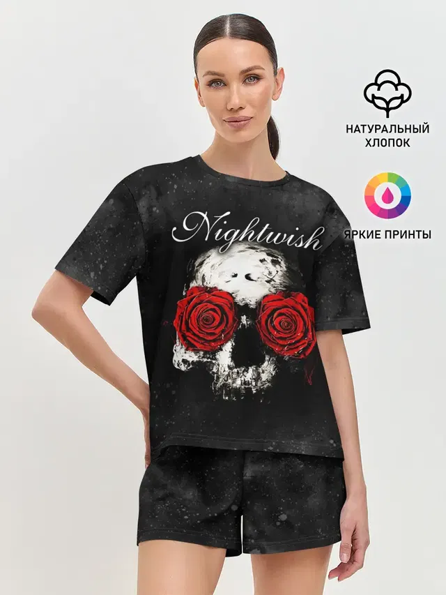 Женская пижама с шортами