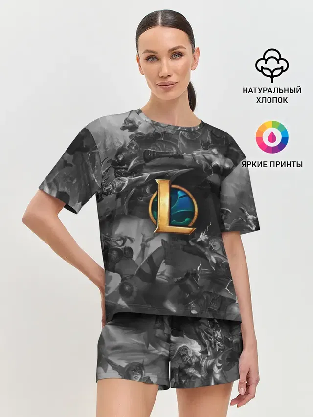 Женская пижама с шортами