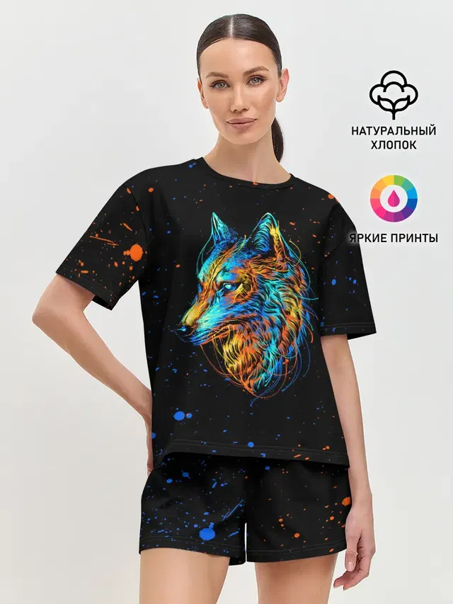 Женская пижама с шортами