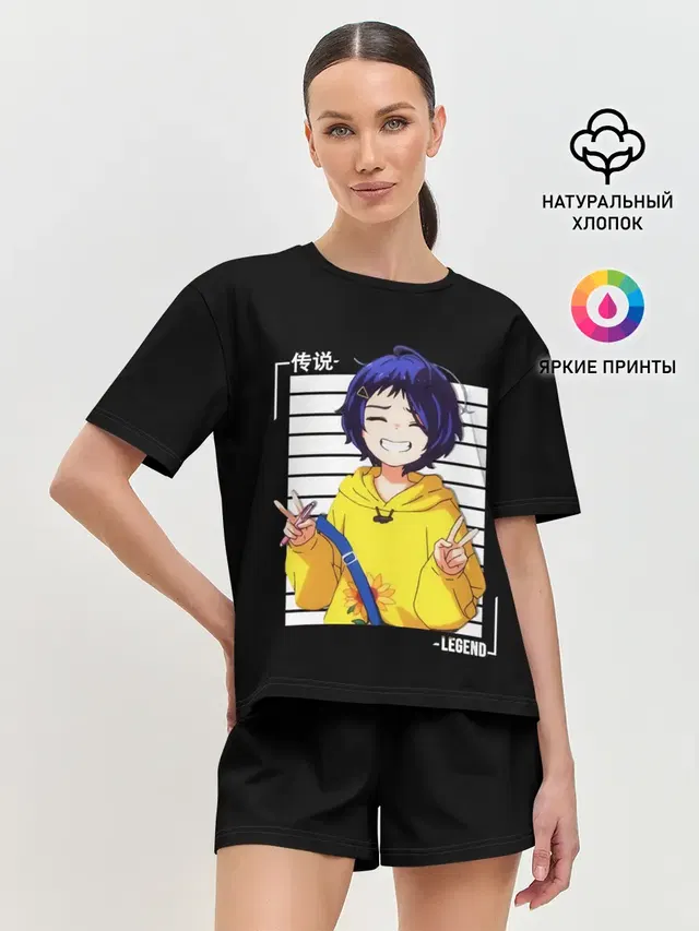Женская пижама с шортами