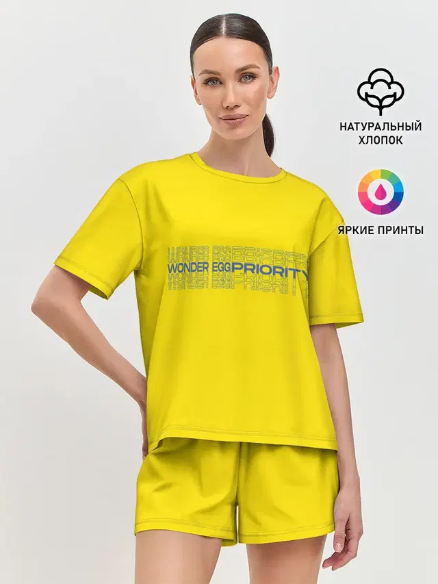 Женская пижама с шортами