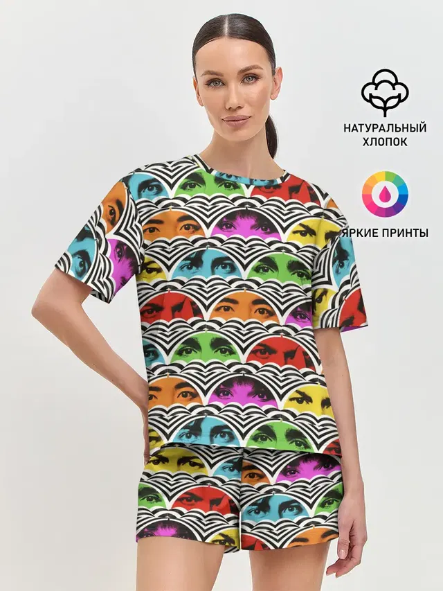 Женская пижама с шортами