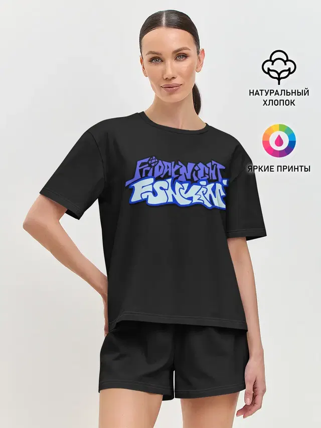 Женская пижама с шортами