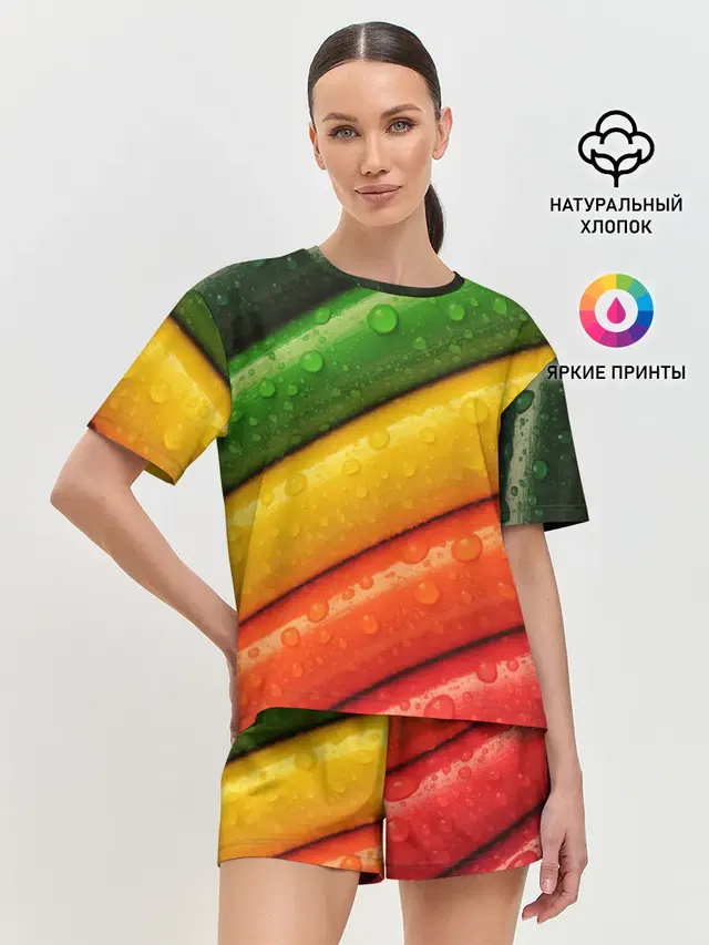 Женская пижама с шортами