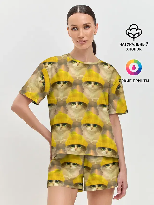 Женская пижама с шортами