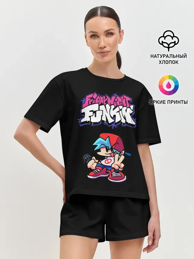 Женская пижама с шортами