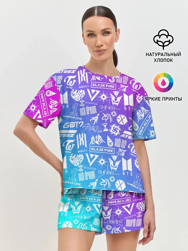Женская пижама с шортами