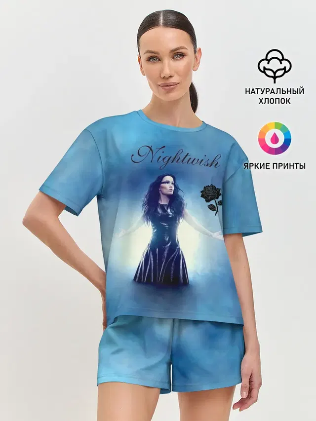 Женская пижама с шортами