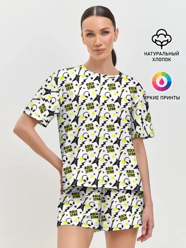 Женская пижама с шортами