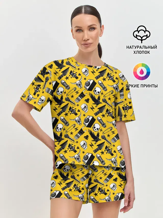 Женская пижама с шортами