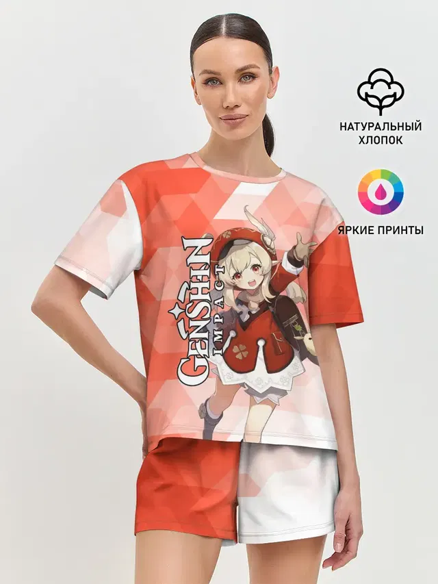 Женская пижама с шортами