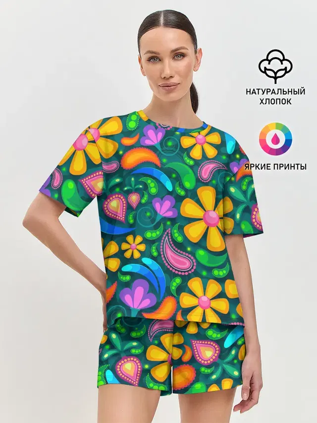 Женская пижама с шортами
