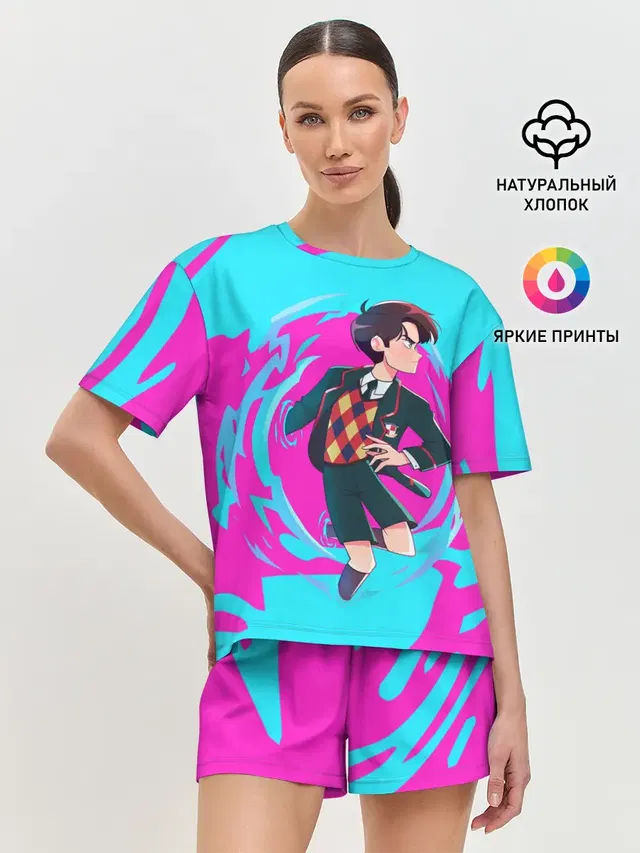 Женская пижама с шортами