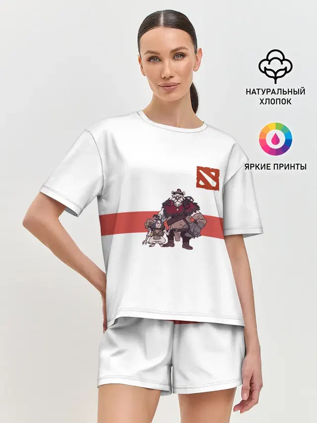 Женская пижама с шортами
