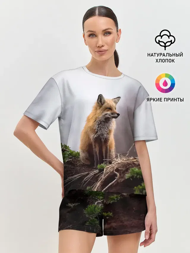 Женская пижама с шортами