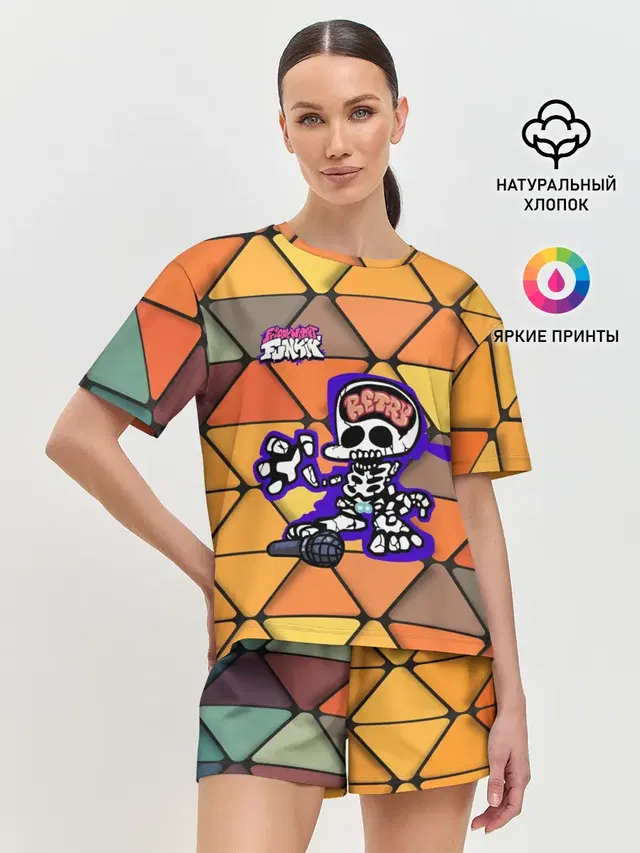 Женская пижама с шортами