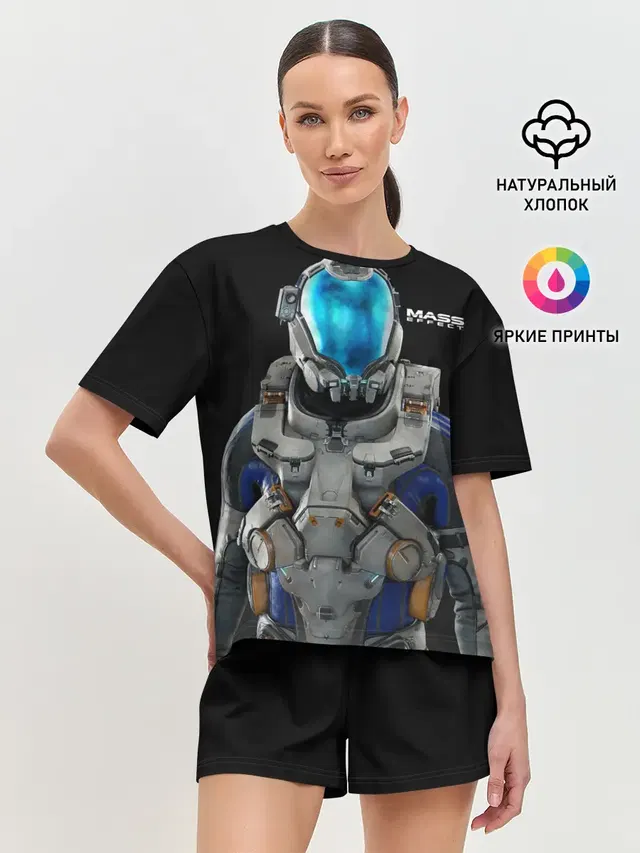 Женская пижама с шортами