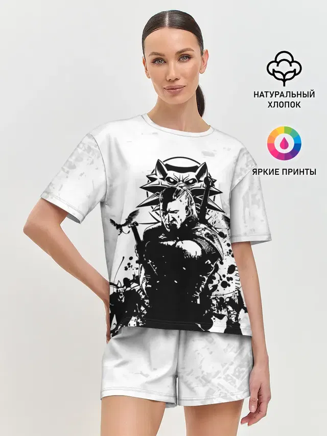 Женская пижама с шортами