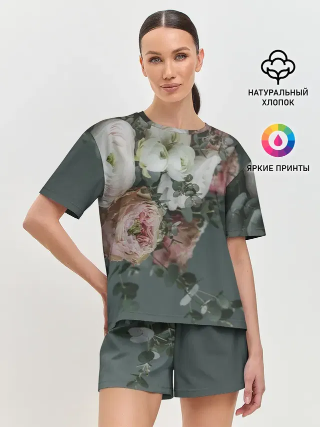 Женская пижама с шортами
