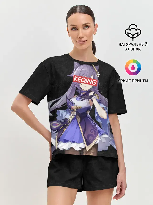 Женская пижама с шортами