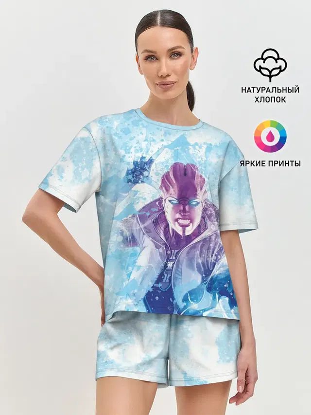Женская пижама с шортами