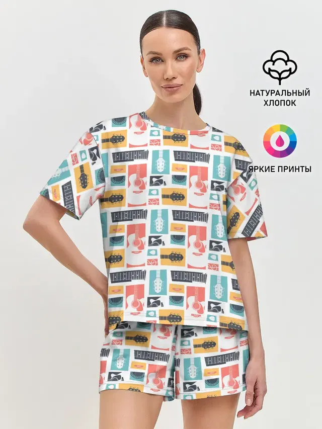 Женская пижама с шортами