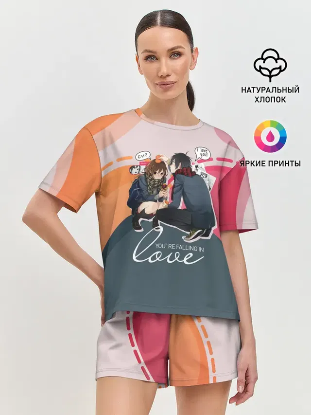 Женская пижама с шортами