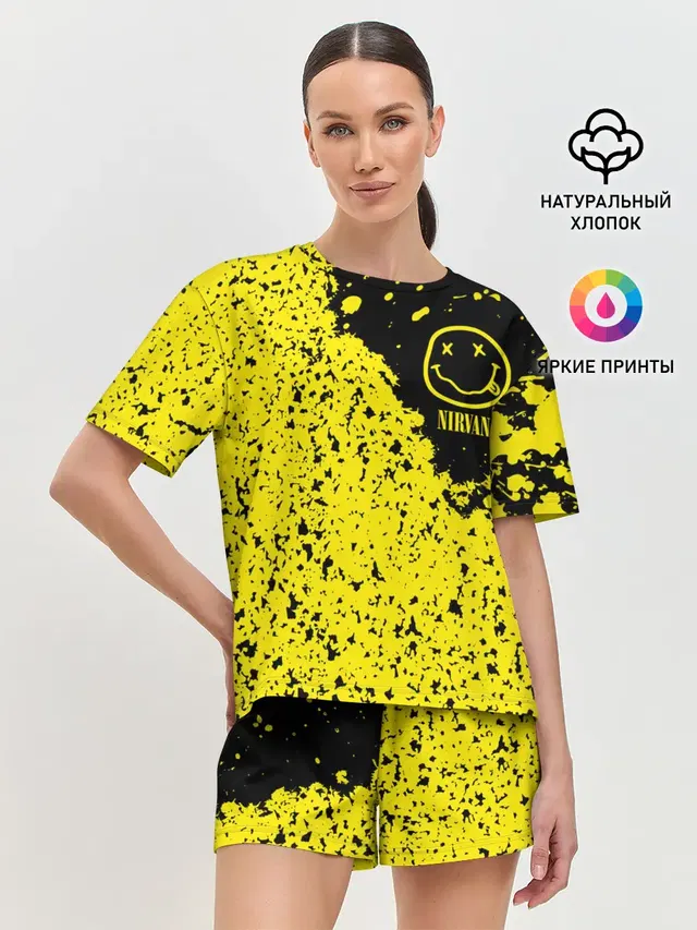 Женская пижама с шортами