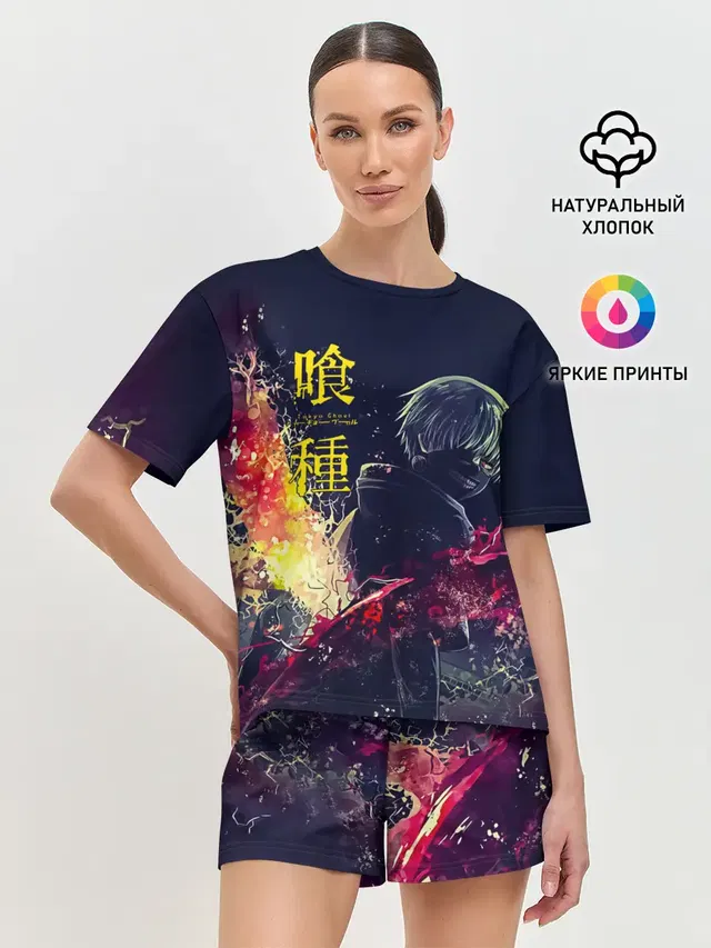 Женская пижама с шортами