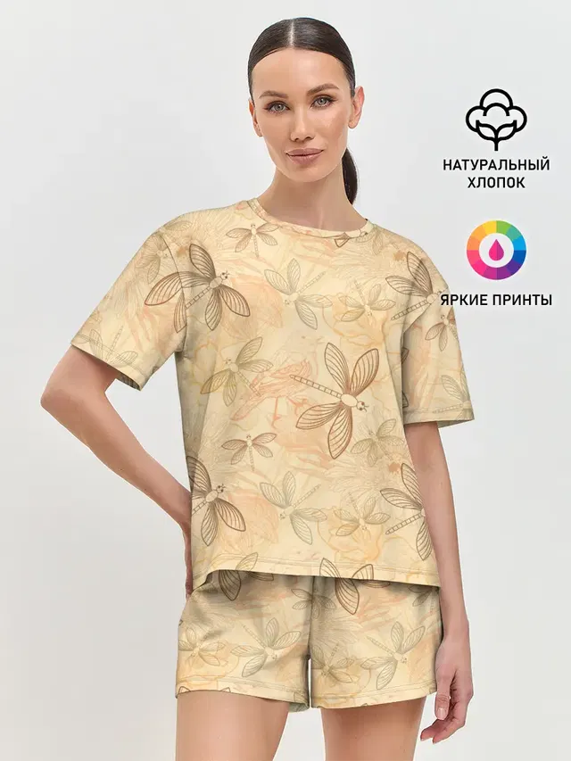 Женская пижама с шортами