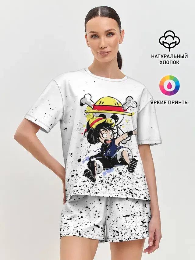 Женская пижама с шортами
