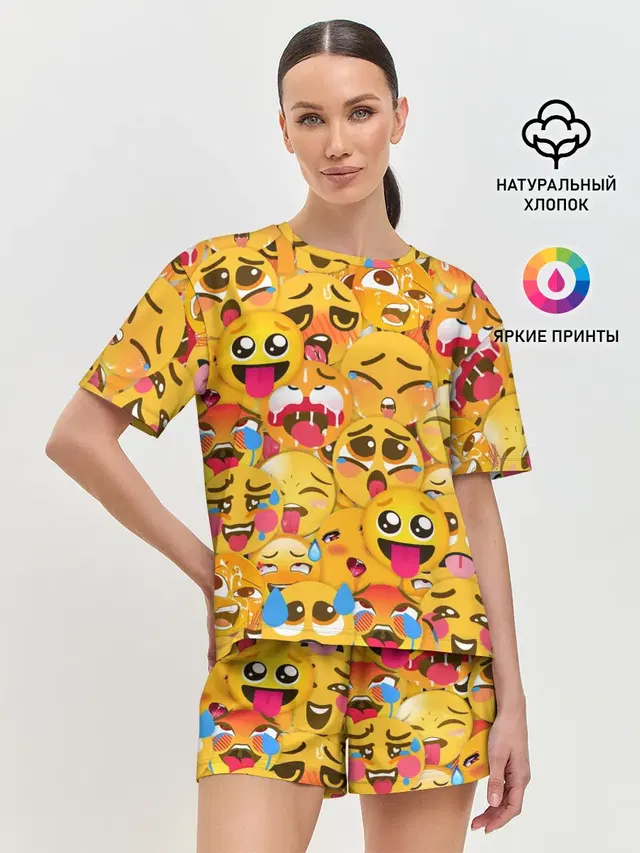 Женская пижама с шортами
