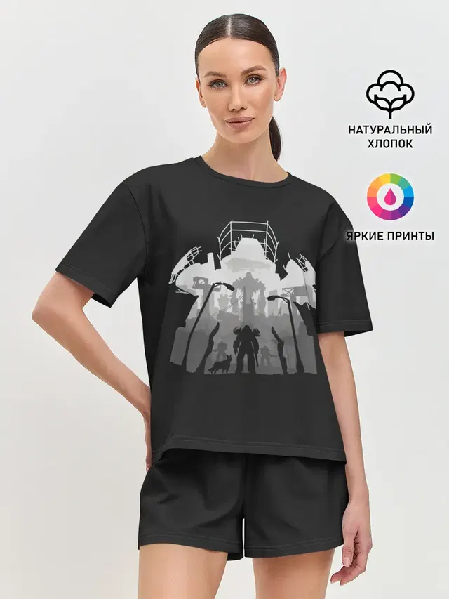 Женская пижама с шортами