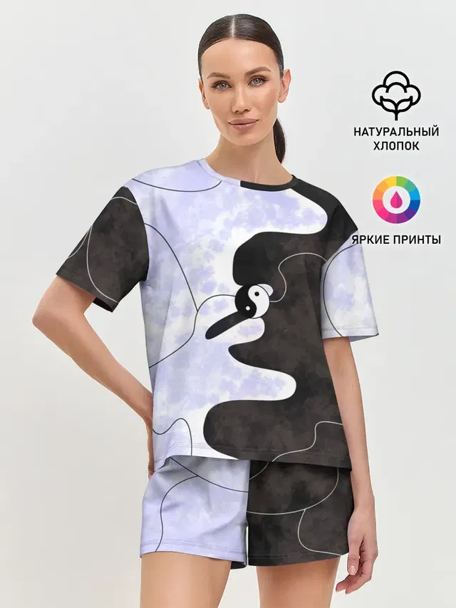 Женская пижама с шортами