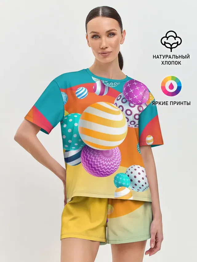 Женская пижама с шортами