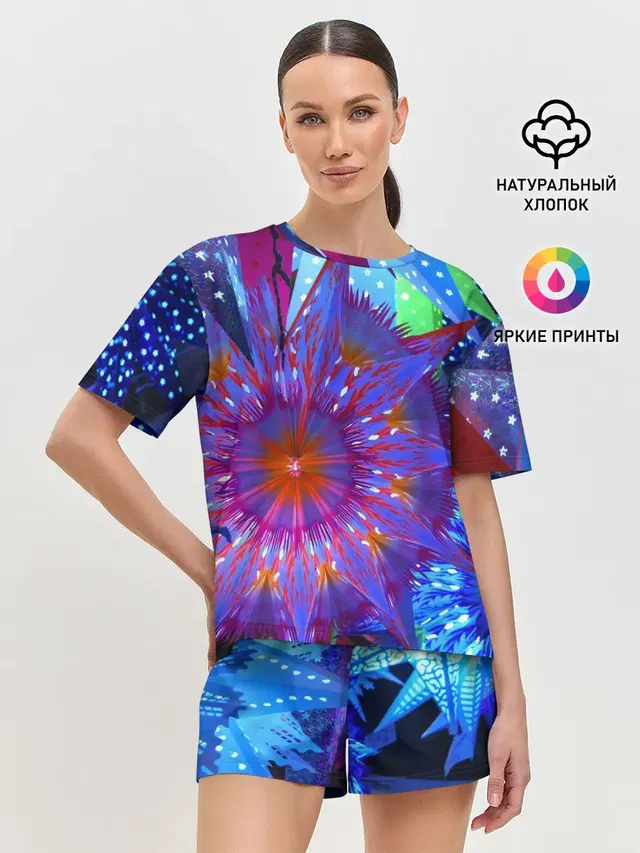 Женская пижама с шортами