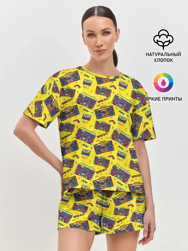 Женская пижама с шортами