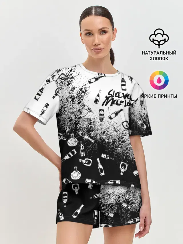 Женская пижама с шортами