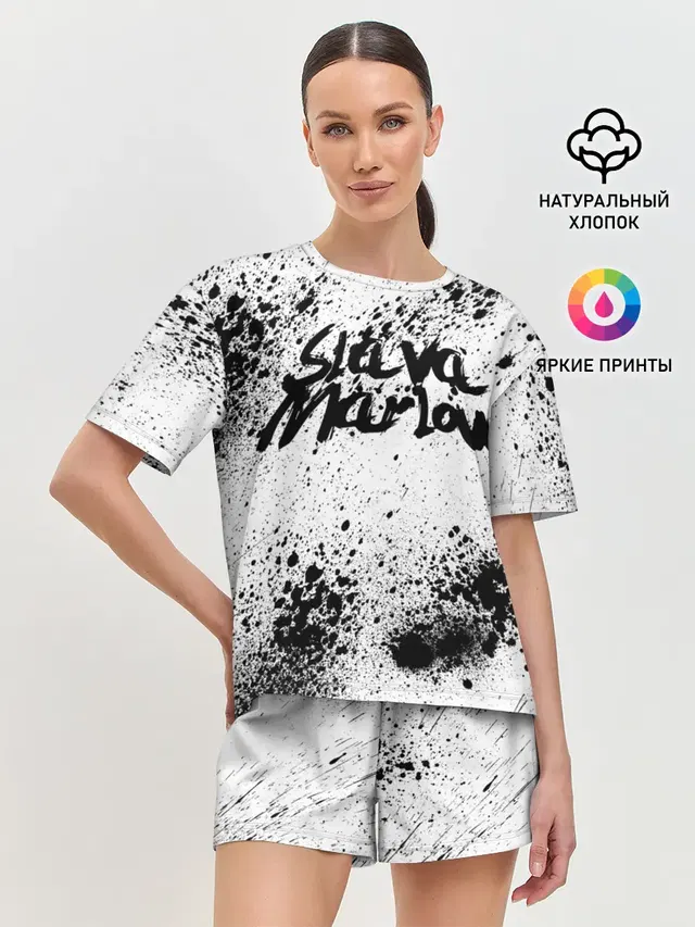 Женская пижама с шортами
