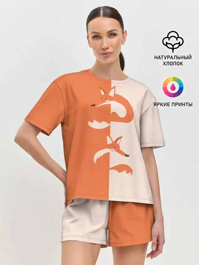 Женская пижама с шортами